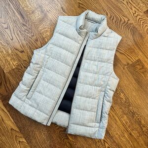 SUITSUPPLY Gray Puffer Vest